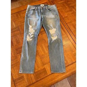 FRAME Le Garçon distressed jeans size 29